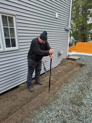 Retaining wall erosions control