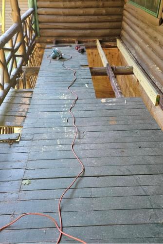 deck project rebuild